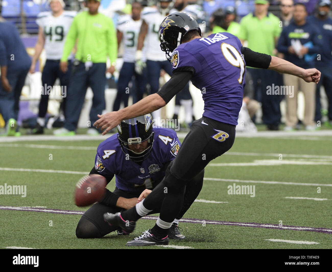 Baltimore ravens kicker justin tucker hi-res stock photography and images -  Alamy