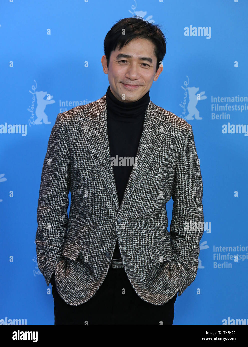 Tony Leung Chiu Wai arrives at the photo call for the film 'The Grandmaster' during the opening of the 63rd Berlinale Film Festival in Berlin on February 7, 2013.   UPI/David Silpa Stock Photo