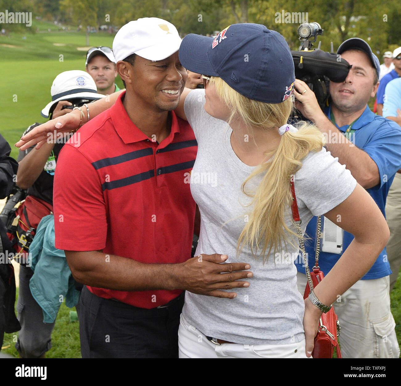Tiger woods girlfriend hi-res stock photography and images