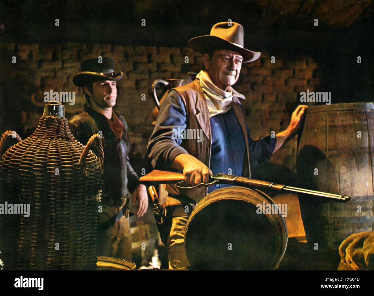 El Dorado  Year : 1966 USA Director : Howard Hawks John Wayne, Christopher George Stock Photo