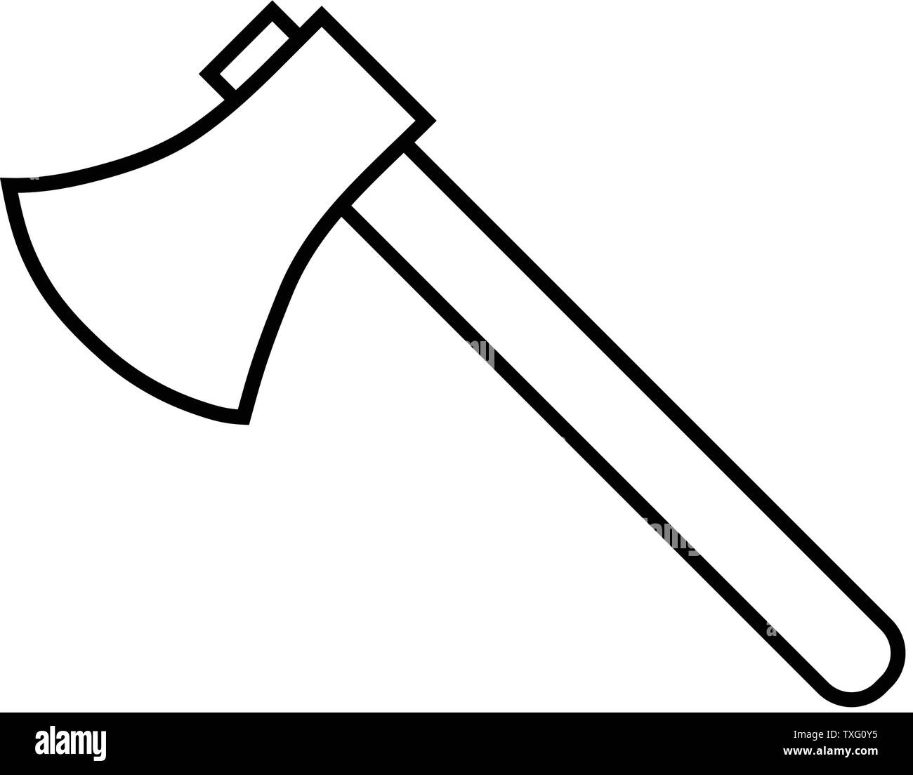 Axe Clip Art Black And White