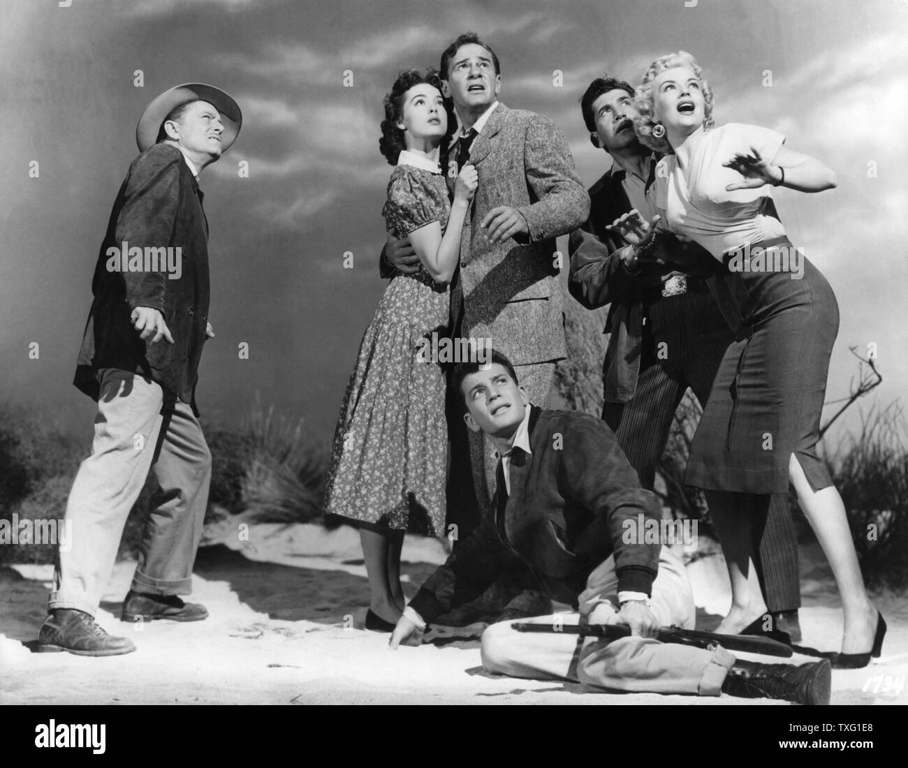 It Came from Outer Space  Year: 1953  USA Director: Jack Arnold Joe Sawyer , Kathleen Hughes, Richard Carlson, Russell Johnson, Barbara Rush Stock Photo