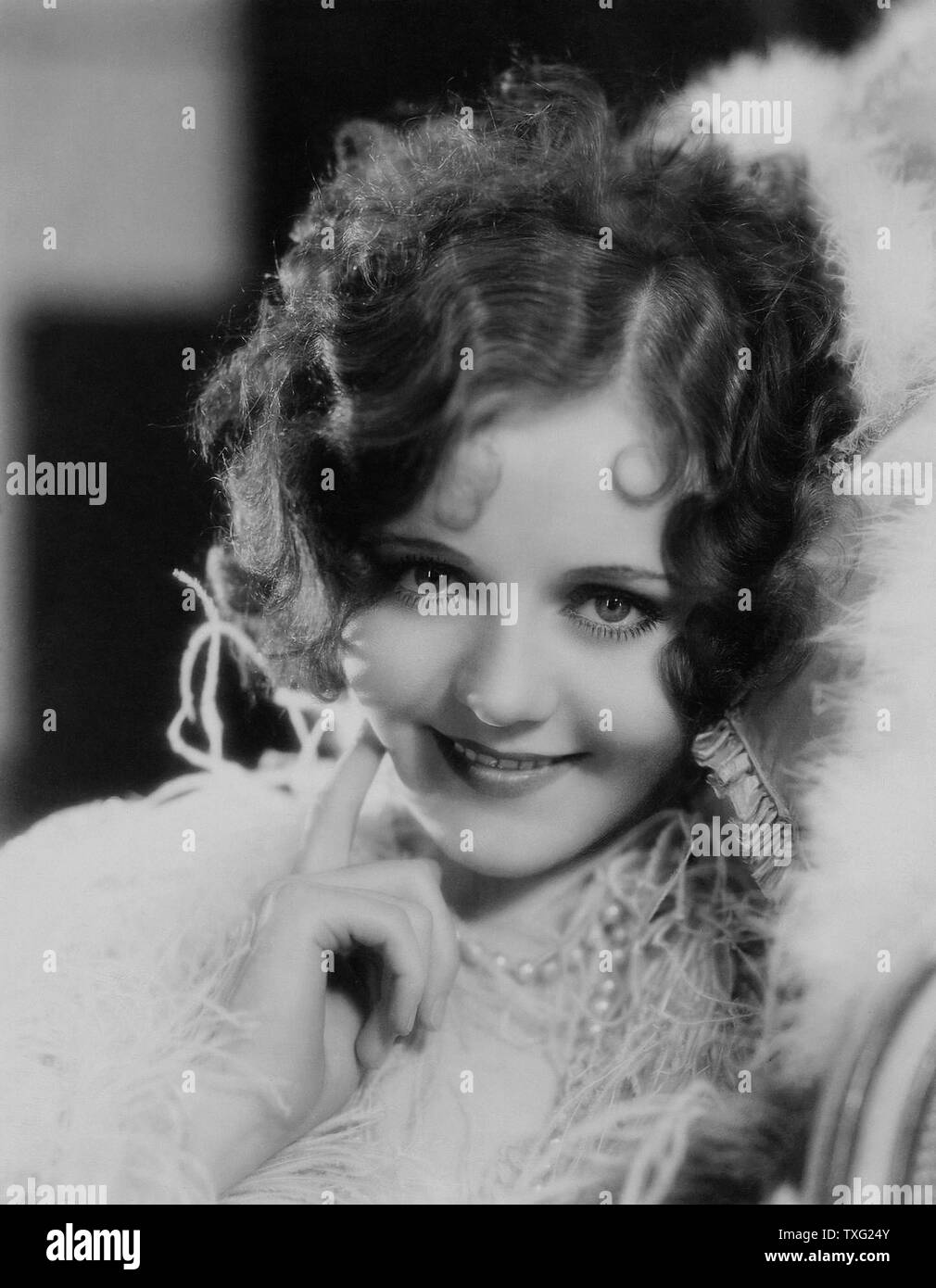 Nancy Carroll American actress famous in the 1930s with a come back from 1949 until 1963 in american tv series. Stock Photo