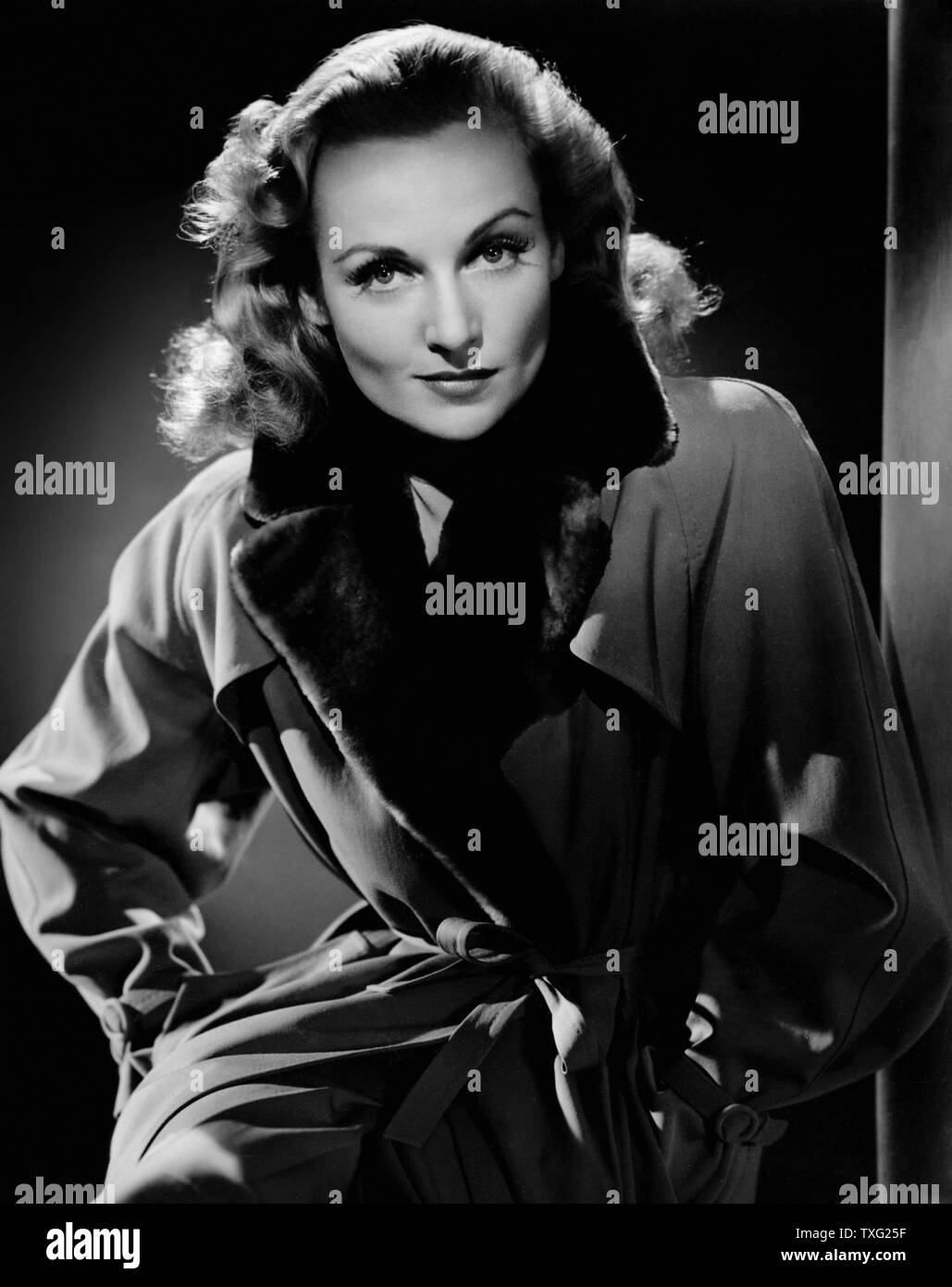 Carole Lombard 1942 Stock Photo