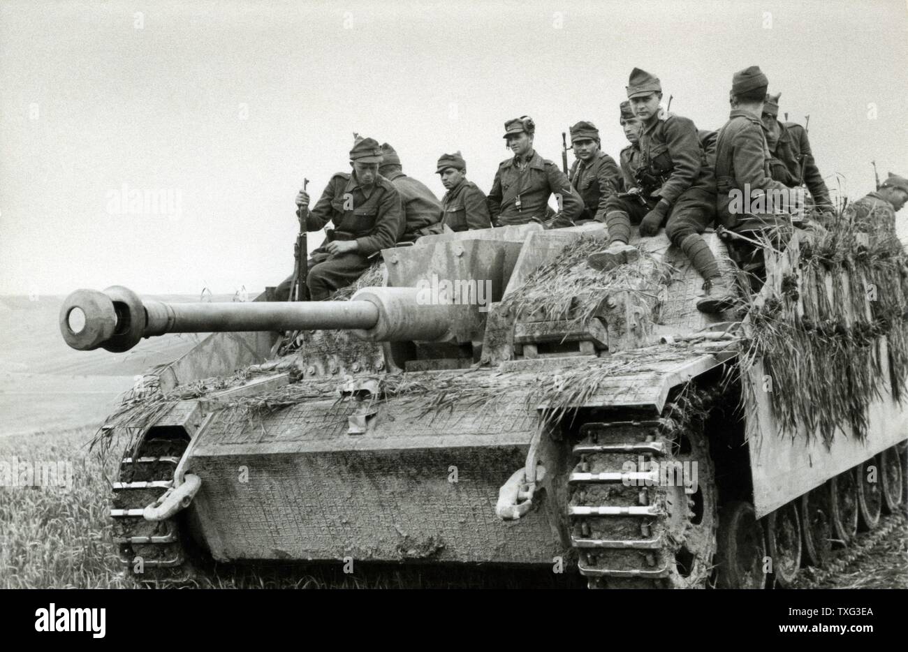 The Sturmgeschütz III (StuG III) assault gun used by the German army during the Second World War. 1943 Stock Photo