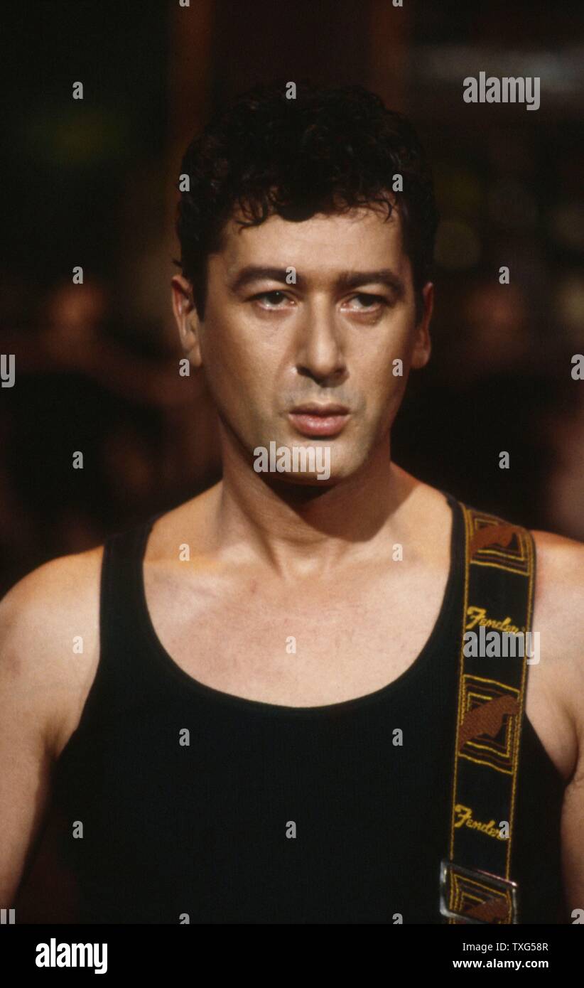 Alain Bashung, French singer. 1983 Stock Photo Alamy