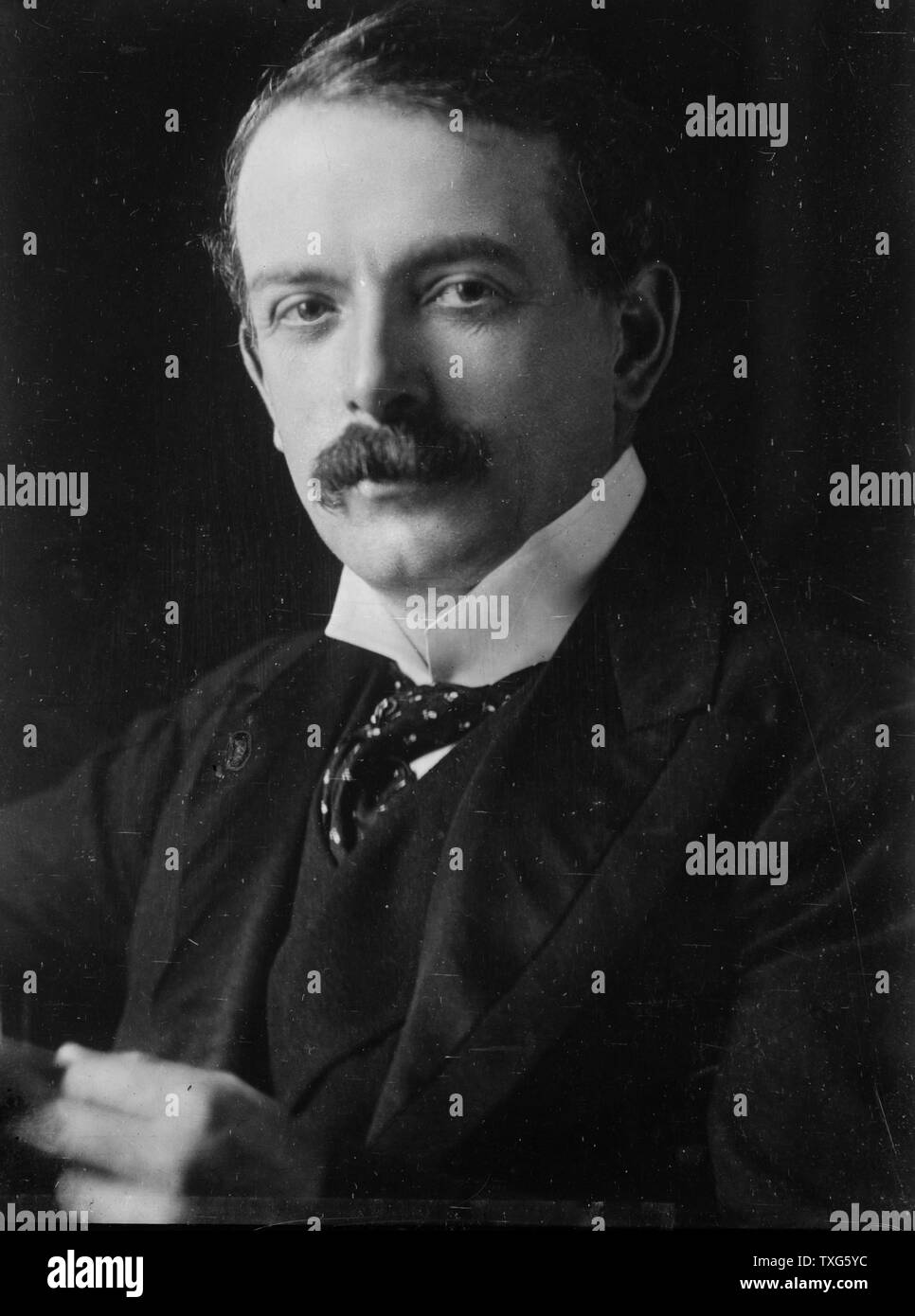 David Lloyd George, Welsh-born British Liberal statesman. Prime Minister of the United Kingdom (1916-1922) Stock Photo