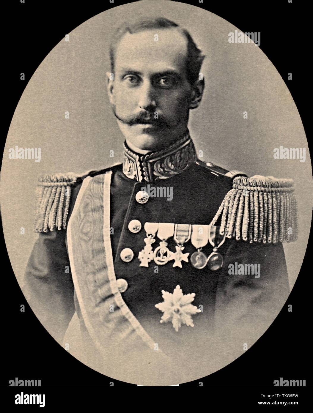 Haakon VII, King of Norway from 1905 to his death in 1957 Stock Photo