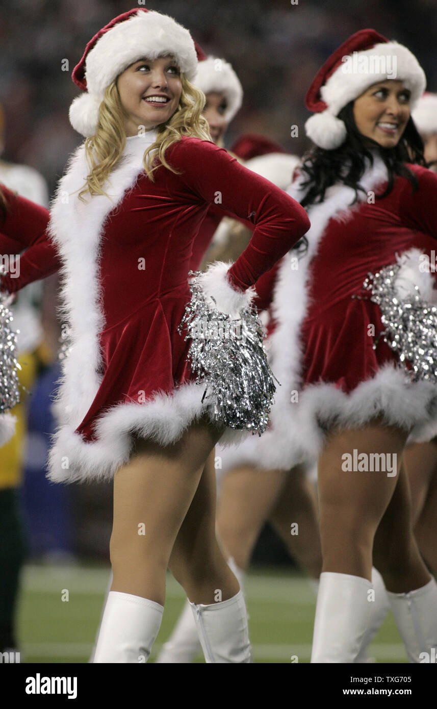 New England Patriot cheerleaders in Halloween costume at Gillette