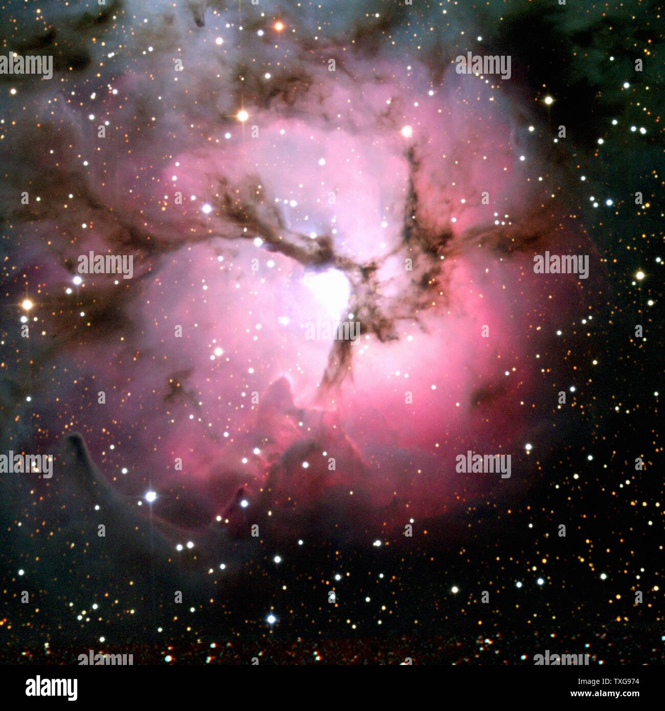 Trifid Nebula in Different Views Fine Art Print 