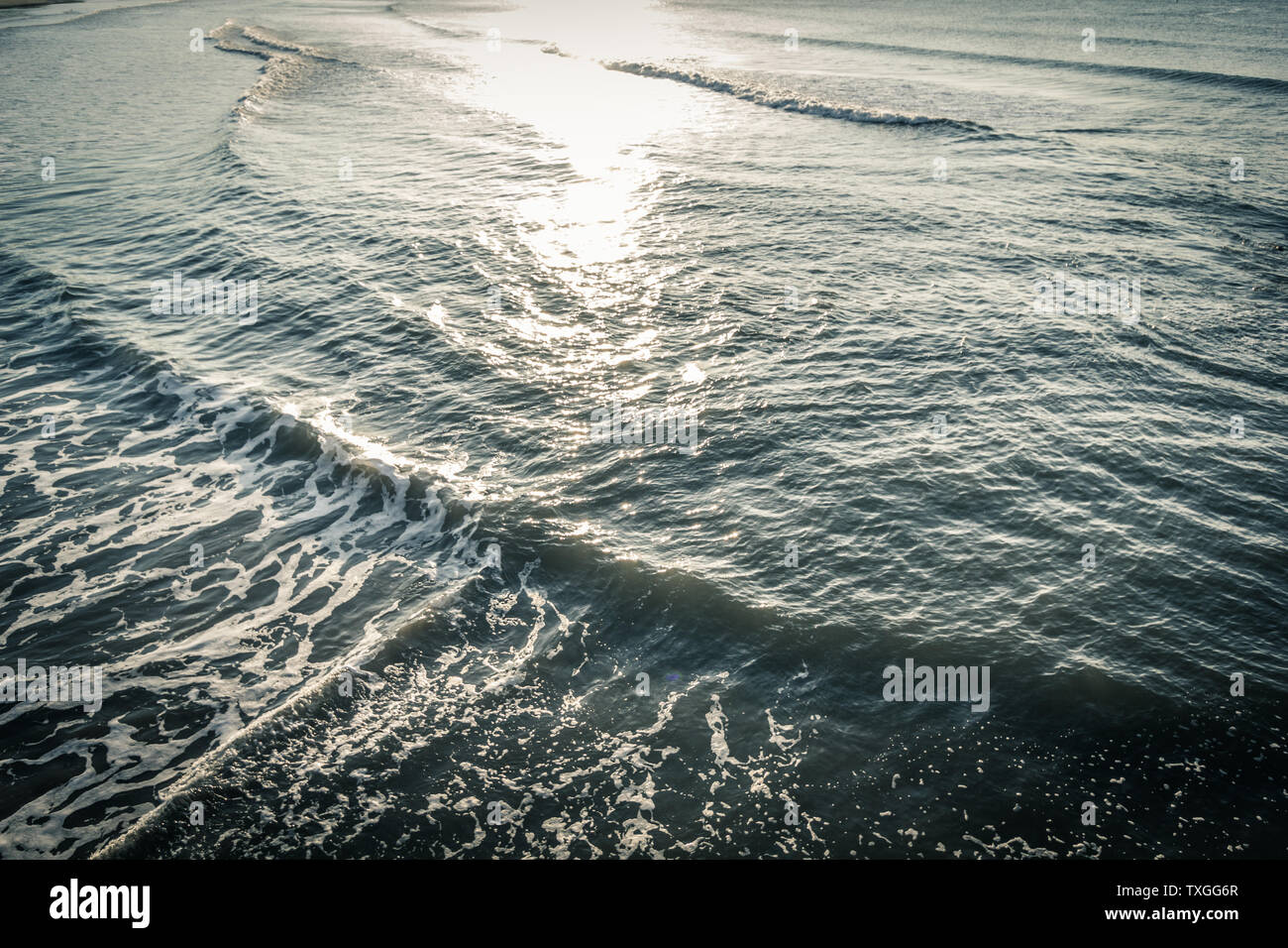 Ocean water, close up background Stock Photo