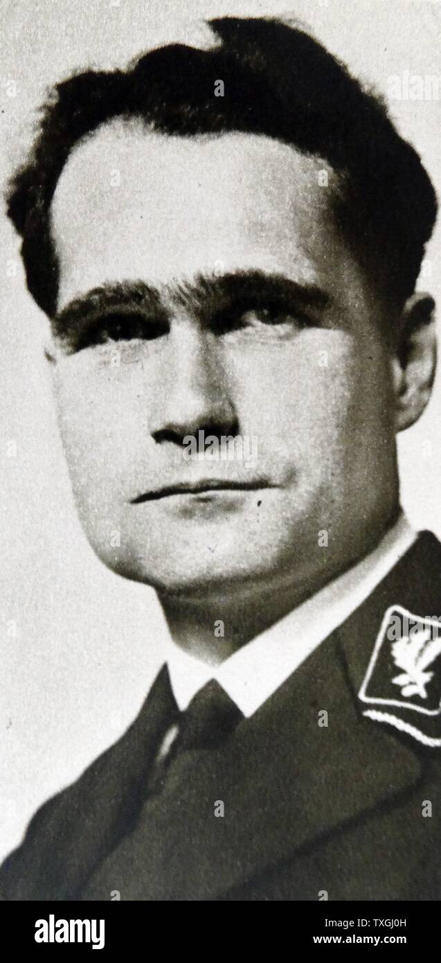 Rudolf Walter Richard Hess, Nazi Deputy Party leader Stock Photo