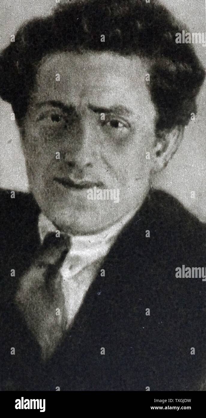 Grigory Zinoviev (1883ñ1936), a Bolshevik revolutionary and Soviet politician Stock Photo
