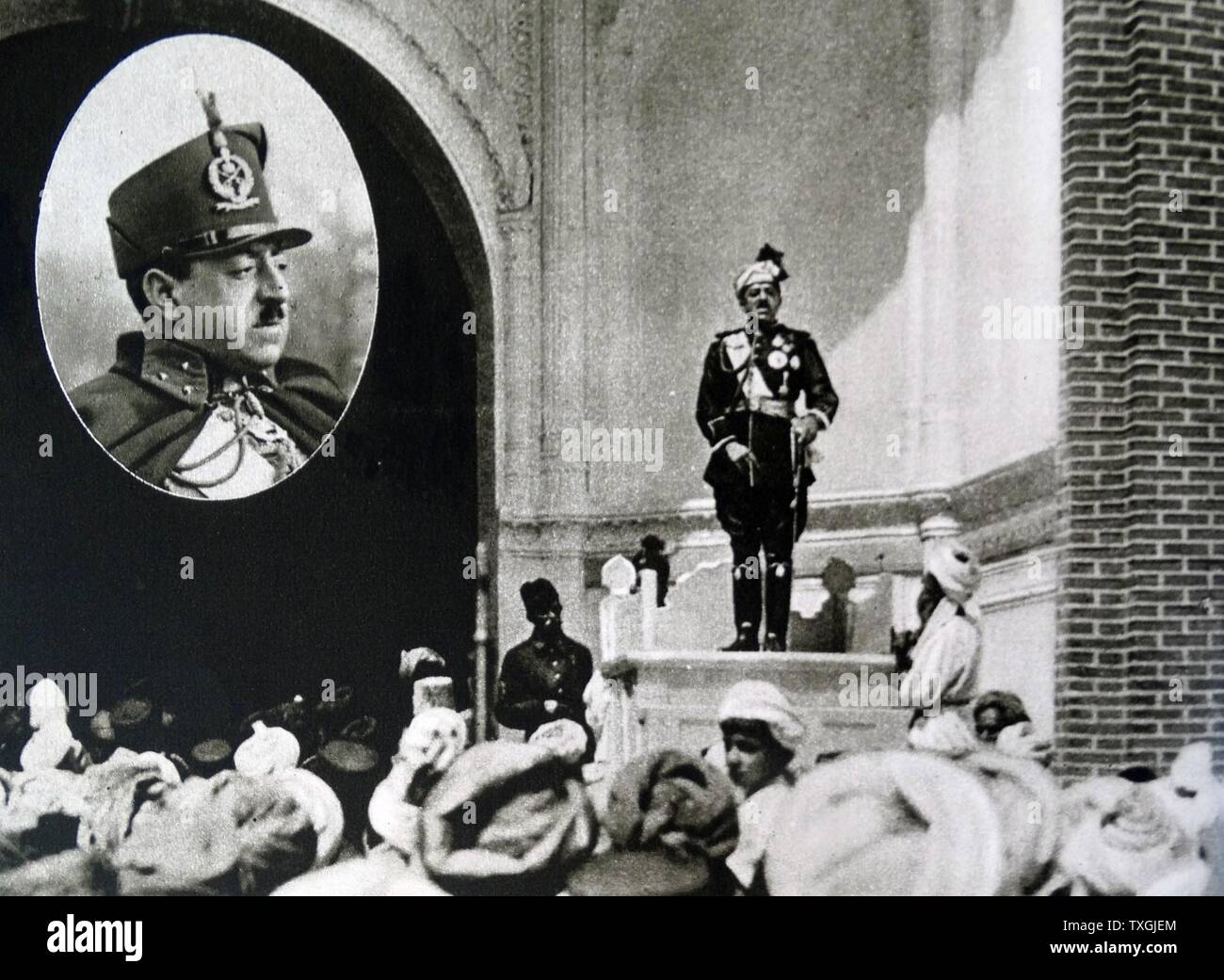Amanullah Khan (1892 ñ 1960) Sovereign of the Kingdom of Afghanistan from 1919 to 1929 Stock Photo