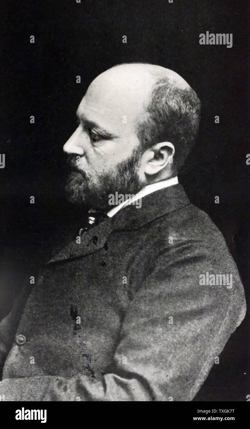 Photographic portrait of Henry James (1843-1916) an American writer. Dated 20th Century Stock Photo