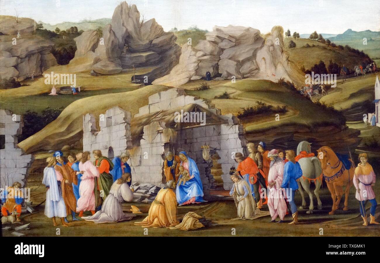 Fève - Homme d'après Filippino Lippi - XVeme siècle (7349)