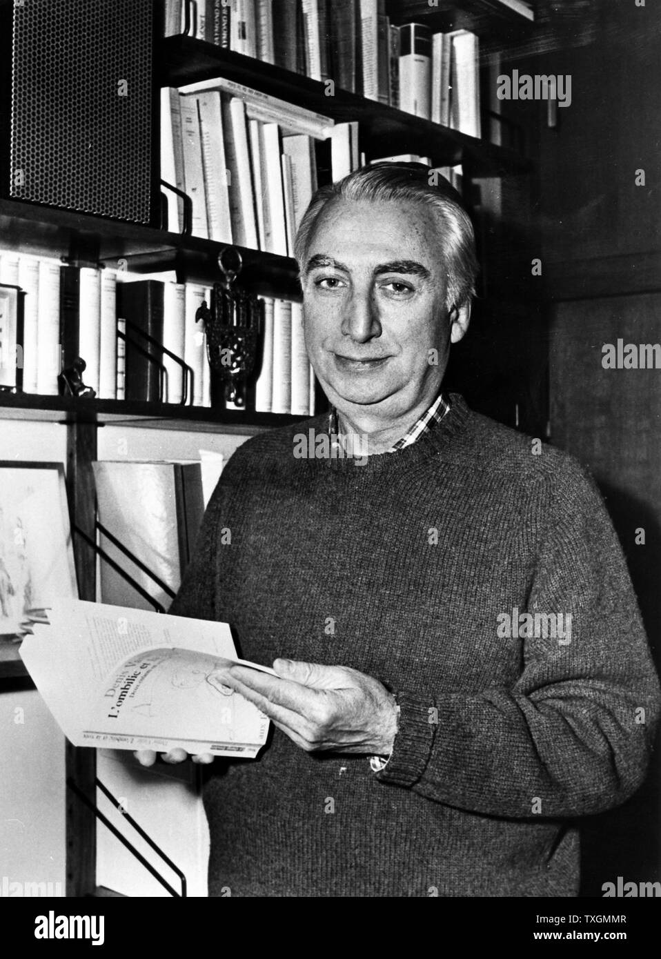 Roland Barthes (1915-1980) French teacher, writer and critic Stock Photo