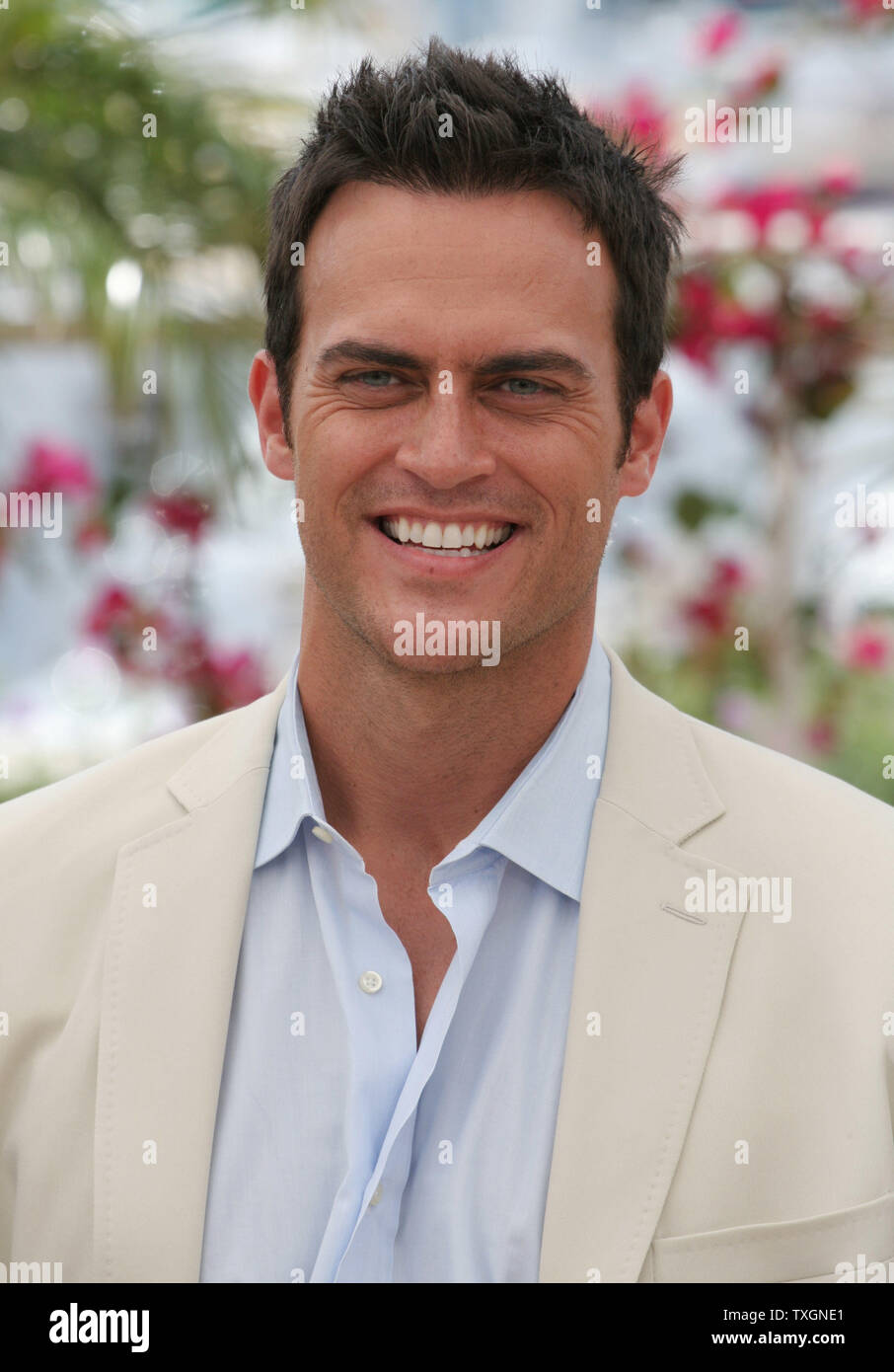 Actor Cheyenne Jackson arrives at a photo call for his film "United 93