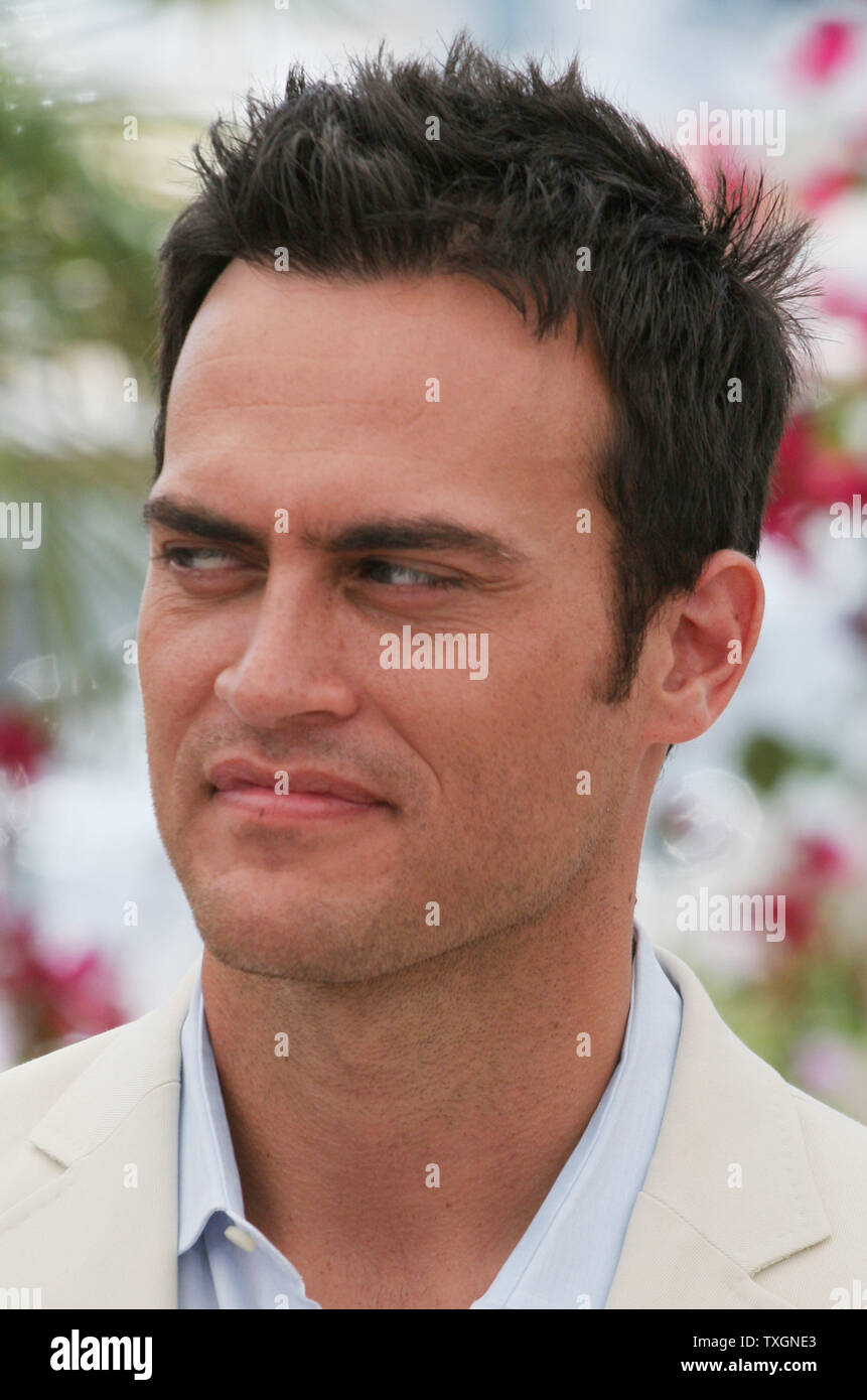 Actor Cheyenne Jackson arrives at a photo call for his film "United 93