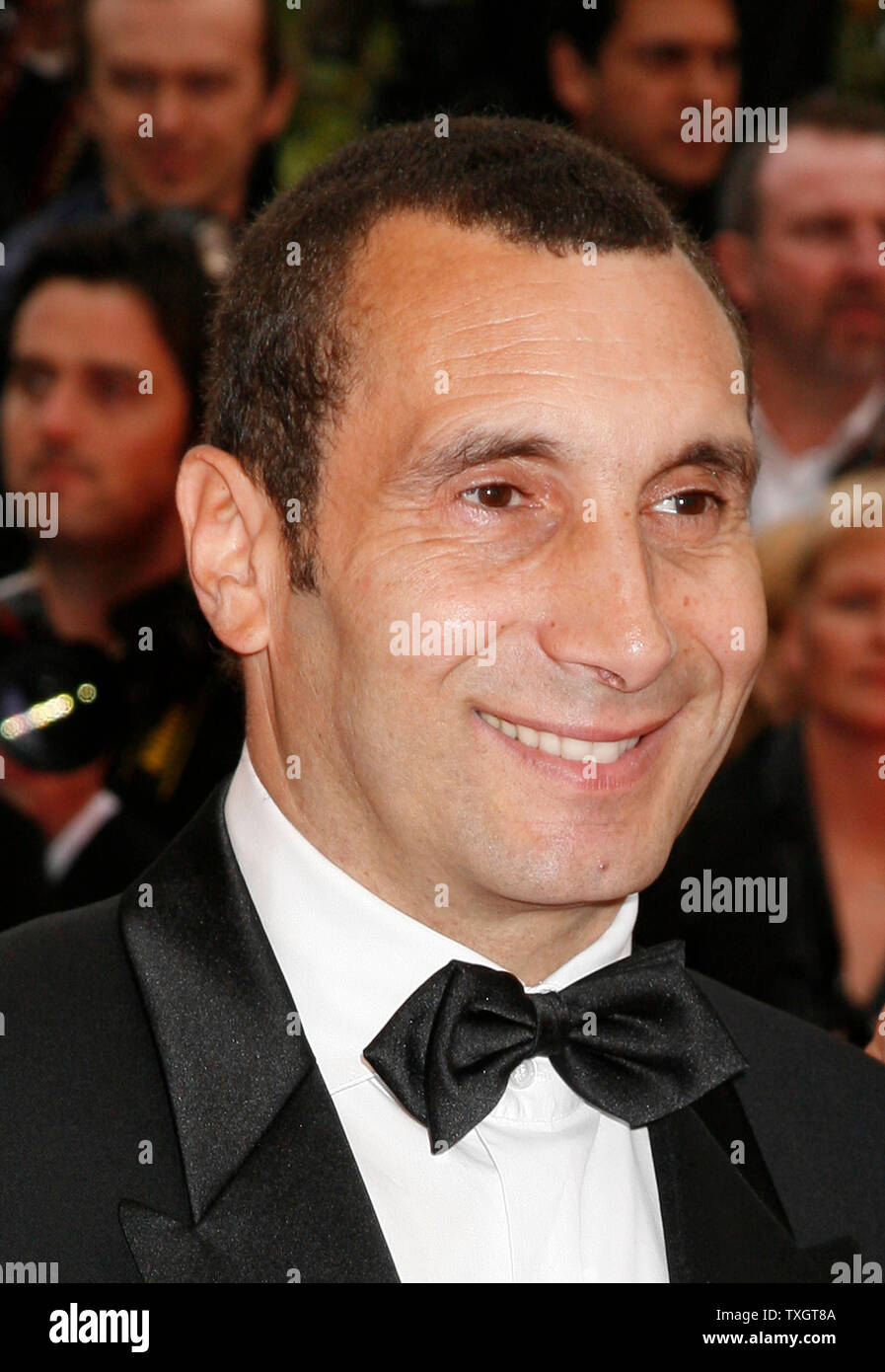 Actor Zinedine Soualem arrives on the red carpet before a screening of the film 'Un Conte de Noel (A Christmas Tale)' during the 61st Annual Cannes Film Festival in Cannes, France on May 16, 2008.   (UPI Photo/David Silpa) Stock Photo