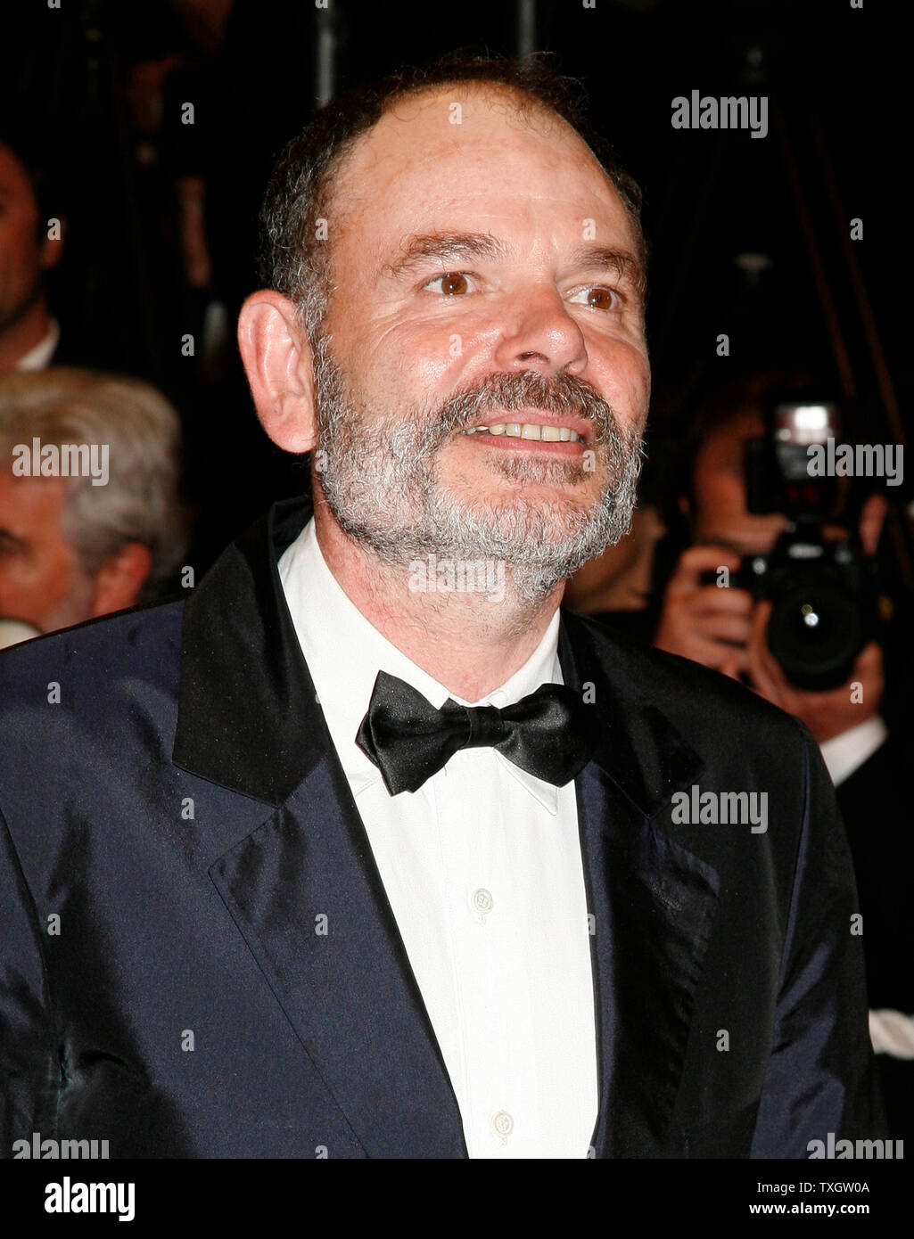 Actor Jean-Pierre Darroussin arrives on the red carpet before a screening of the film 'Two Lovers' during the 61st Annual Cannes Film Festival in Cannes, France on May 19, 2008.   (UPI Photo/David Silpa) Stock Photo