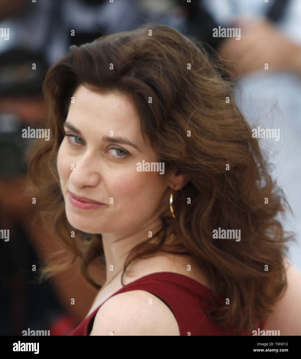 Actress Emmanuelle Devos arrives at a photocall for the film 'A l'origine' at the 62nd annual Cannes Film Festival in Cannes, France on May 21, 2009.   (UPI Photo/David Silpa) Stock Photo