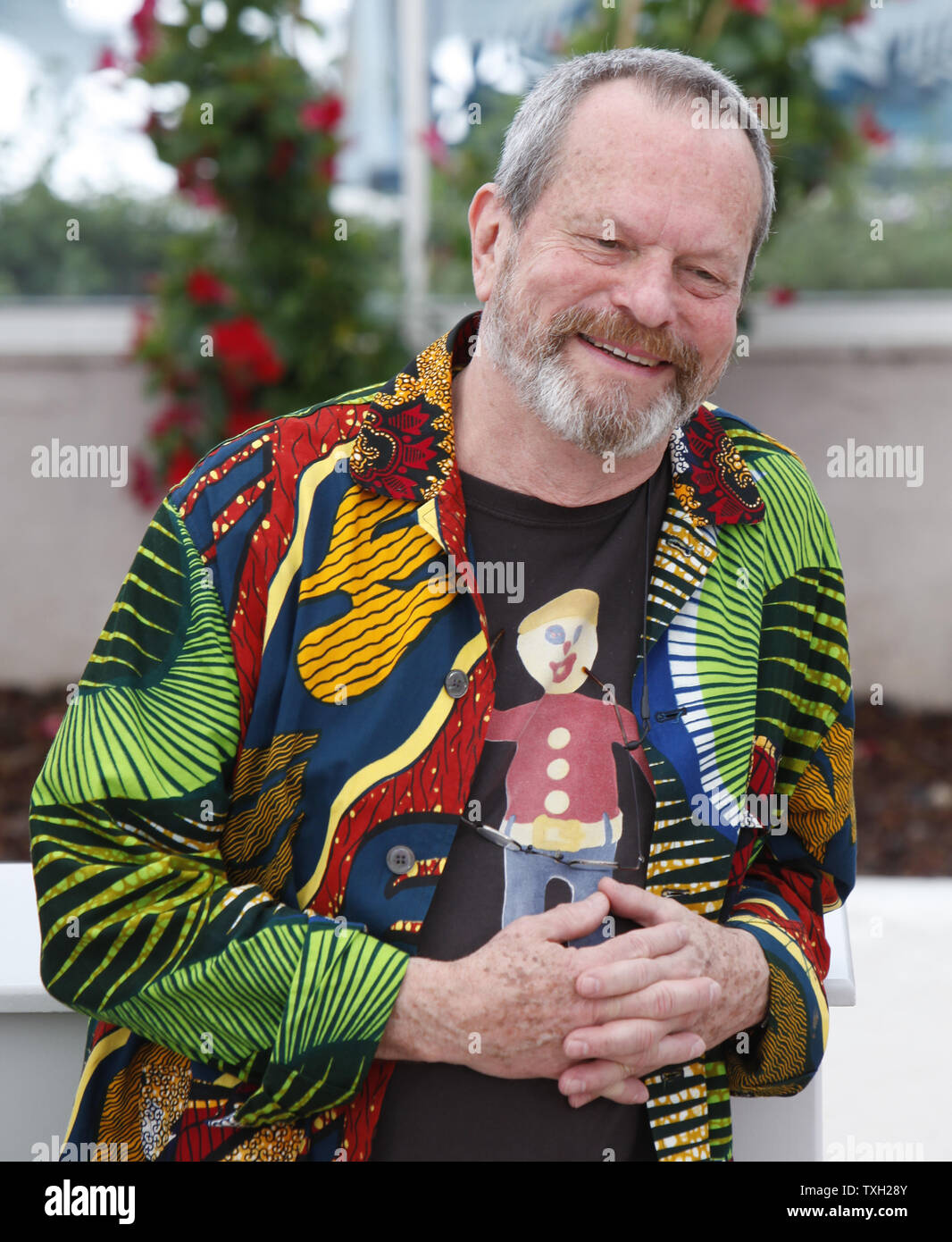Director Terry Gilliam arrives at a photocall for the film &ldquo;The