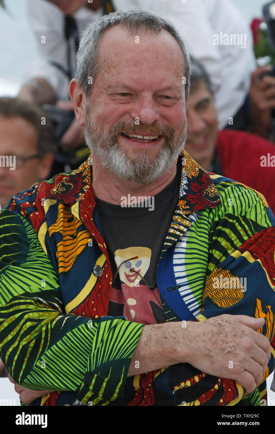 Director Terry Gilliam arrives at a photocall for the film &ldquo;The