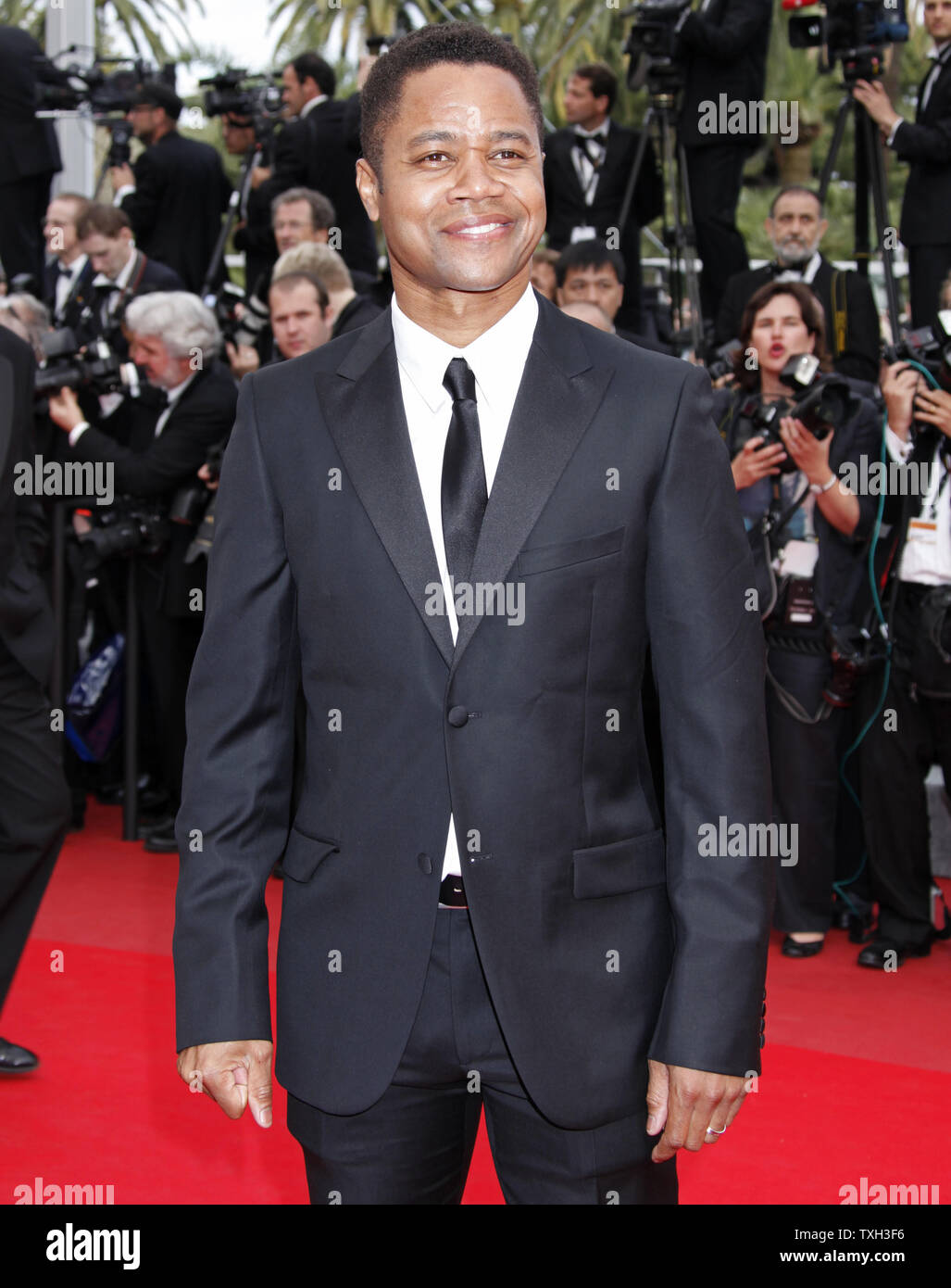 Cuba Gooding Jr. arrives on the red carpet before the screening of the film 'Robin Hood' during the opening ceremony of the 63rd annual Cannes International Film Festival in Cannes, France on May 12, 2010.  UPI/David Silpa Stock Photo