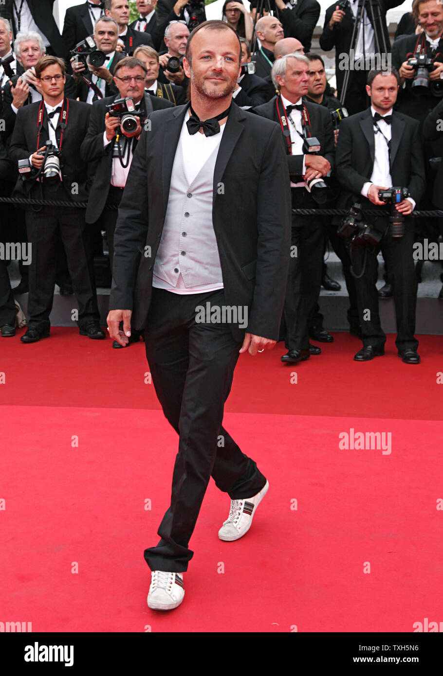Pierre-Francois Martin-Laval arrives on the red carpet before the screening of the film 'Midnight in Paris' during the opening night of the 64th annual Cannes International Film Festival in Cannes, France on May 11, 2011.  UPI/David Silpa Stock Photo