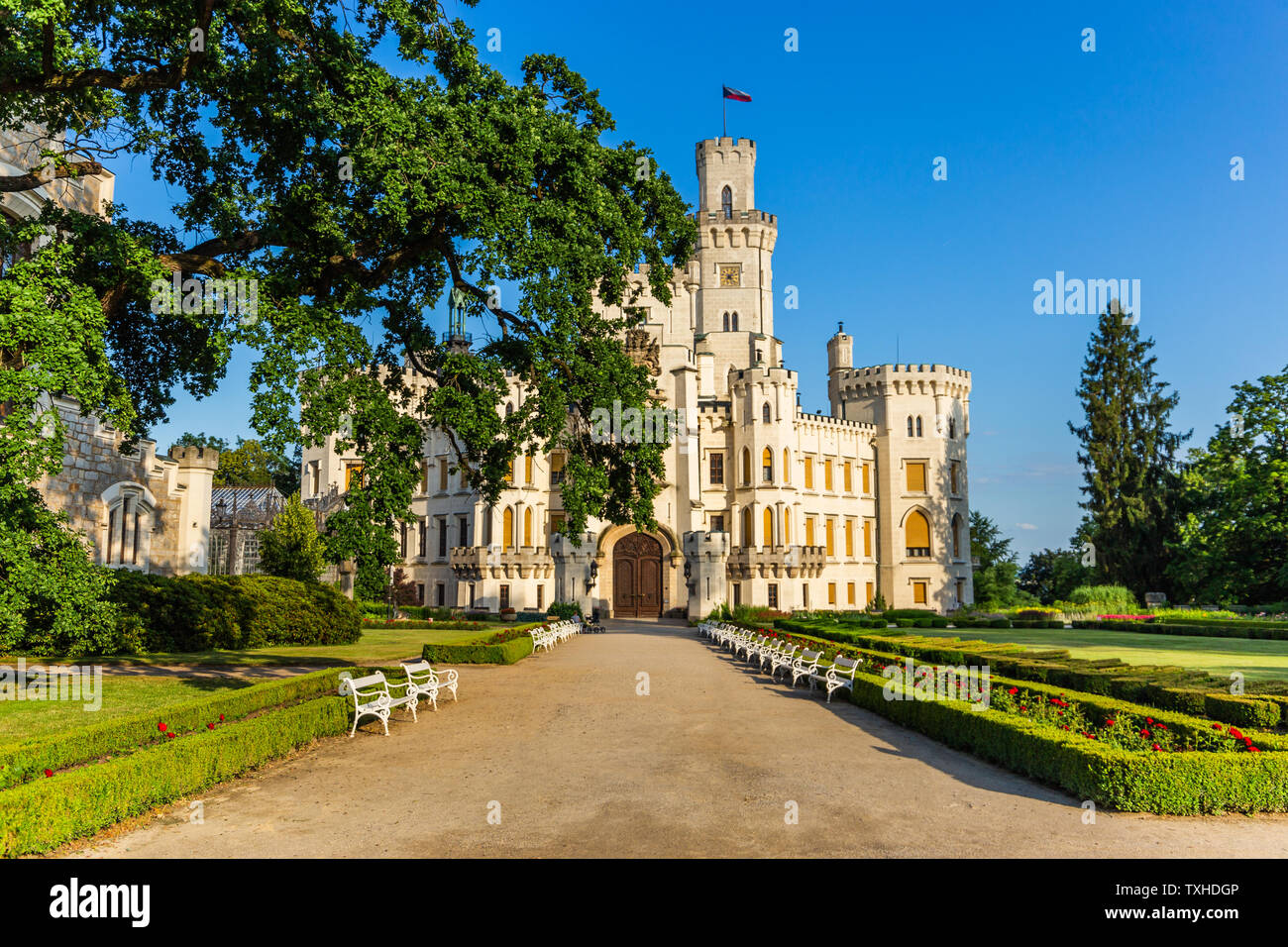 Hluboka nad Vltavou Castle in Czech Republic Stock Photo Alamy