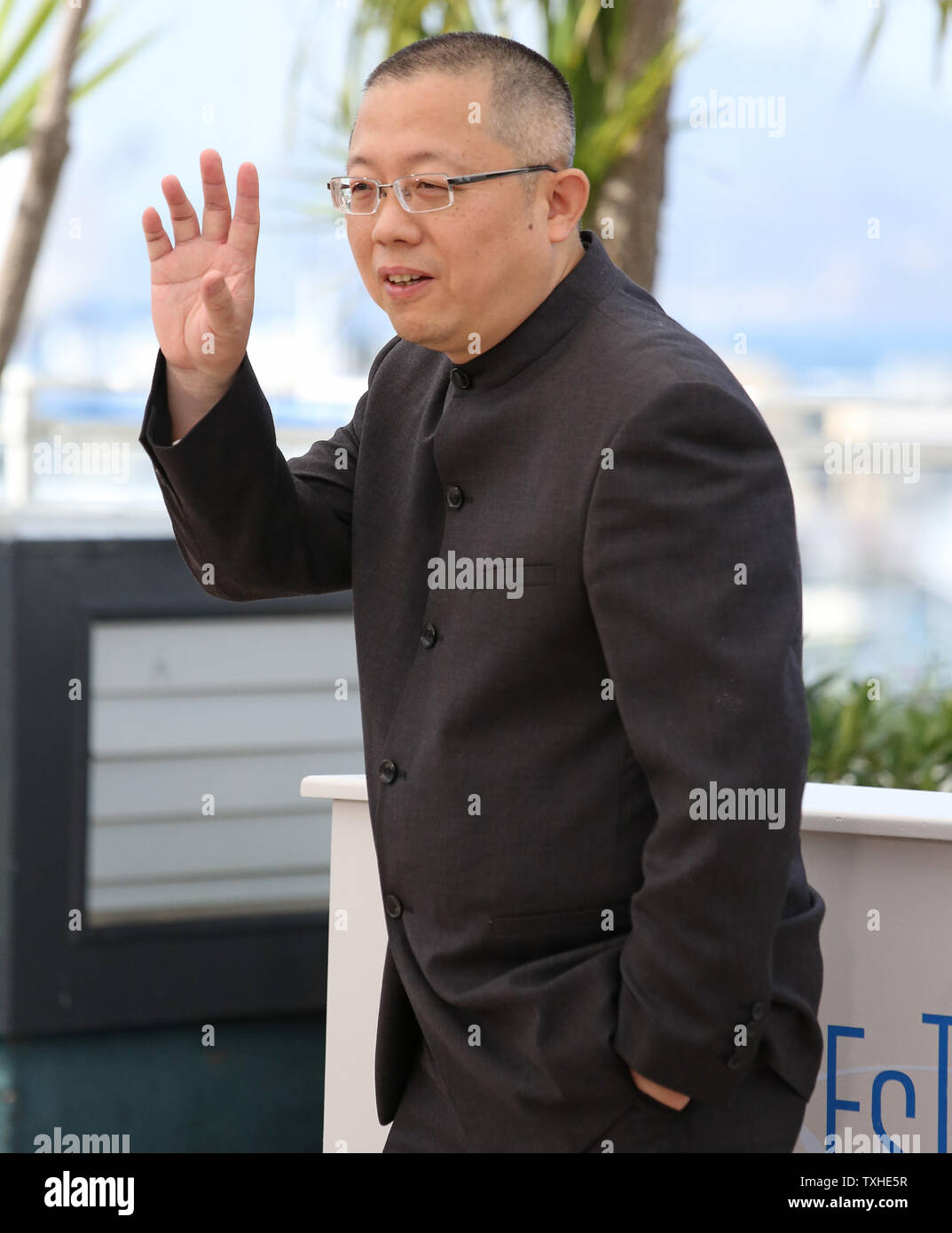 Chao Wang arrives at a photo call for the film 'Fantasia' during the 67th annual Cannes International Film Festival in Cannes, France on May 21, 2014.   UPI/David Silpa Stock Photo