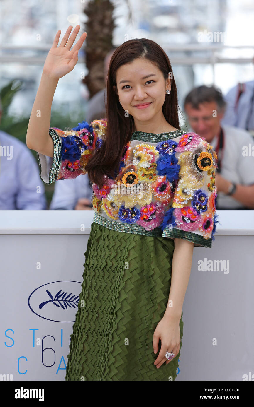 Ah-Sung Ko arrives at a photocall for the film 'O Piseu (Office)' during the 68th annual Cannes International Film Festival in Cannes, France on May 19, 2015.   Photo by David Silpa/UPI Stock Photo