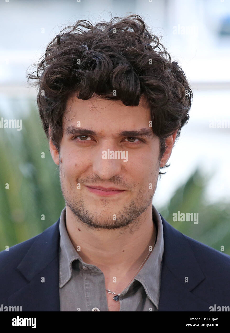 Louis Garrel arrives at a photocall for the film 