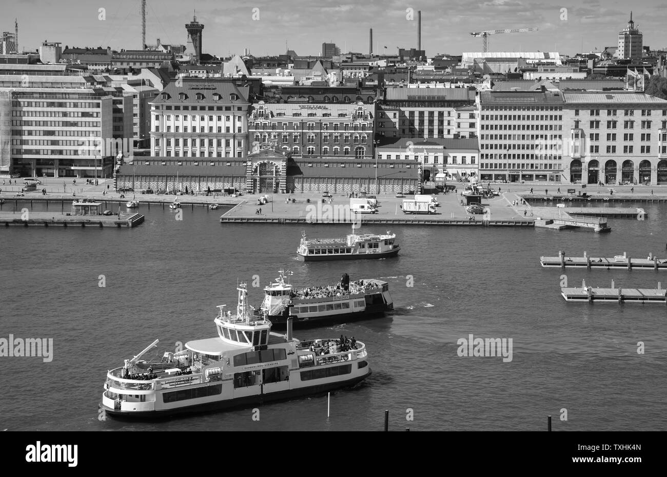 Finland ferry Black and White Stock Photos & Images - Alamy
