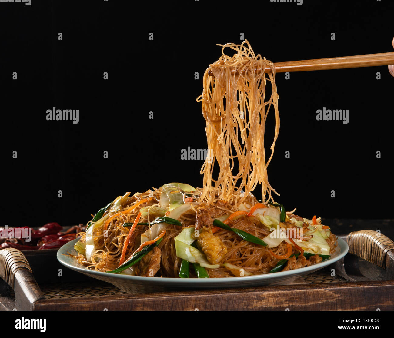 fried rice flour Stock Photo Alamy