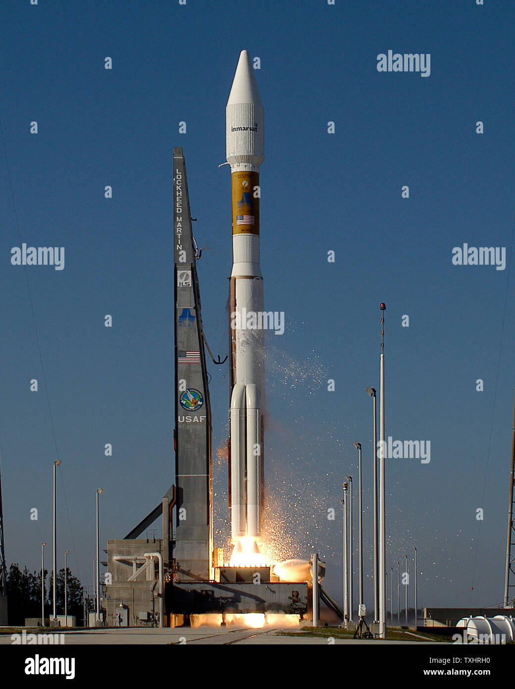 At 4:42 PM on March 11, 2004, a Lockheed Martin Atlas V rocket launches ...