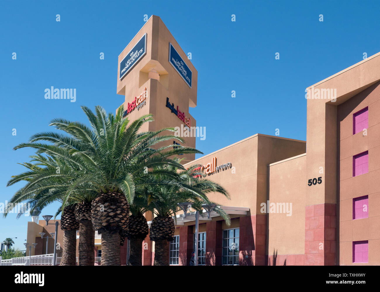 Las Vegas Outlet Mall Stock Photo - Alamy
