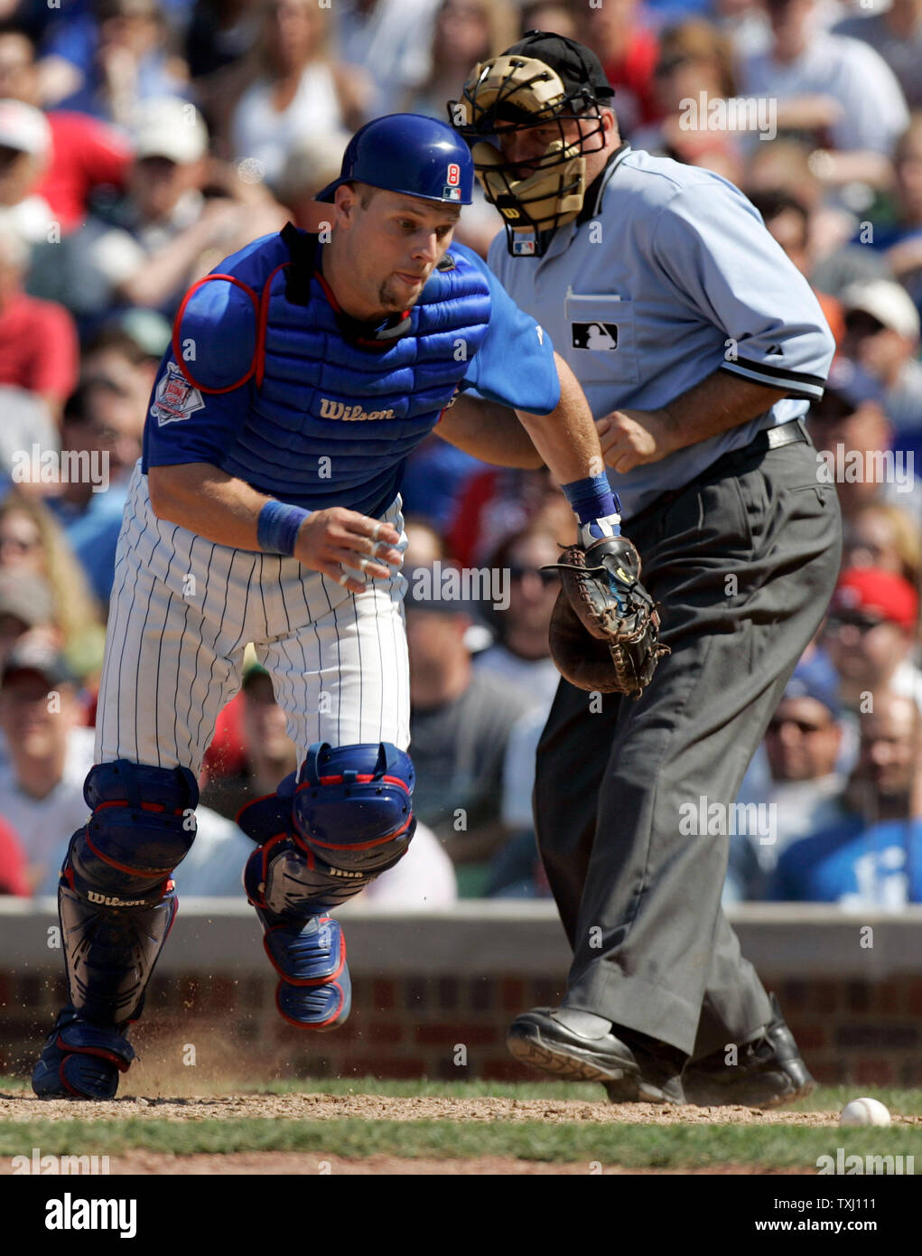 Chicago cubs catcher michael barrett hires stock photography and