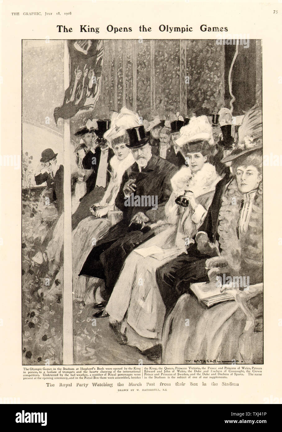 Olympics 1908 marathon hi-res stock photography and images - Alamy
