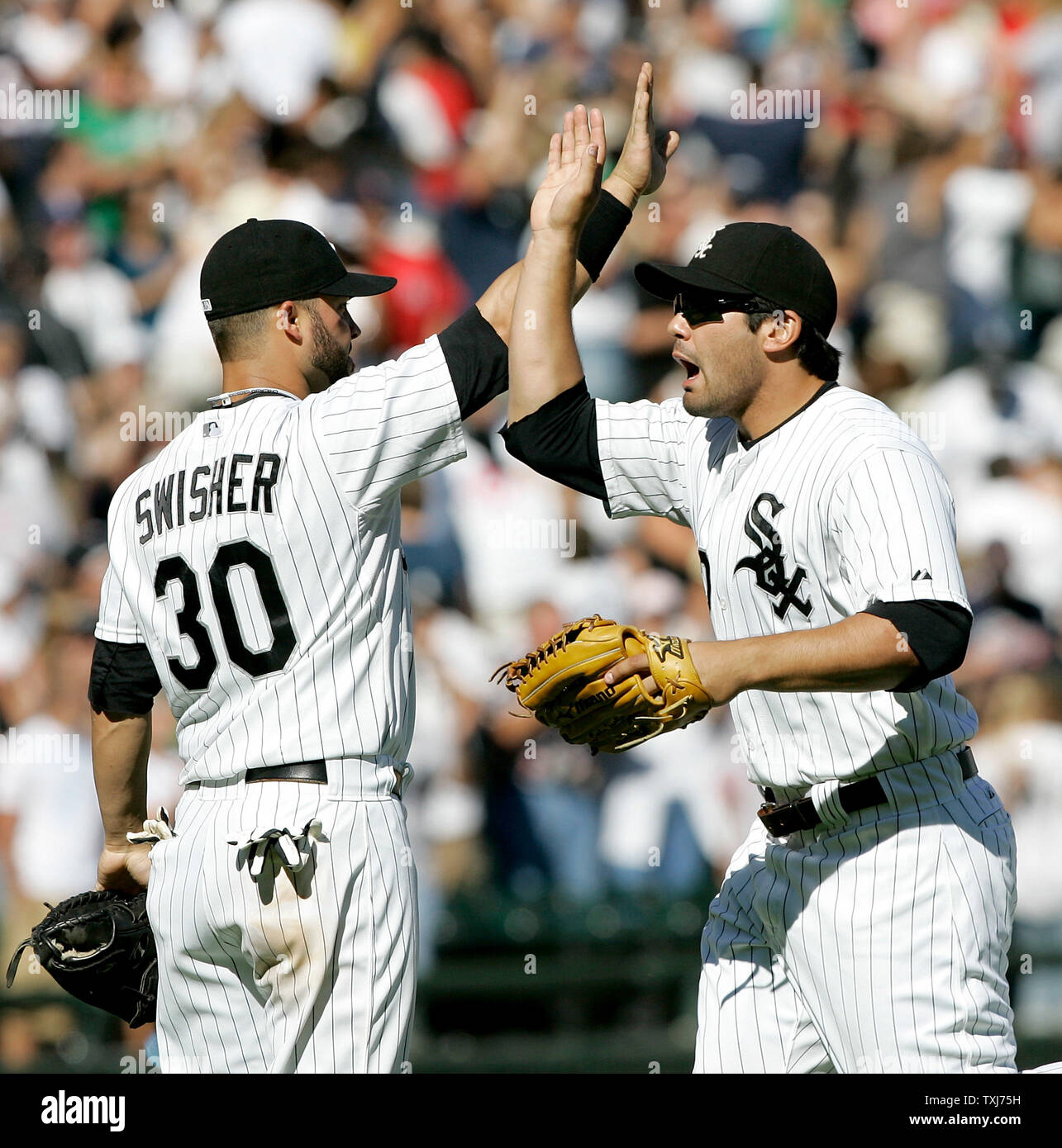 Nick swisher chicago white sox hi-res stock photography and images