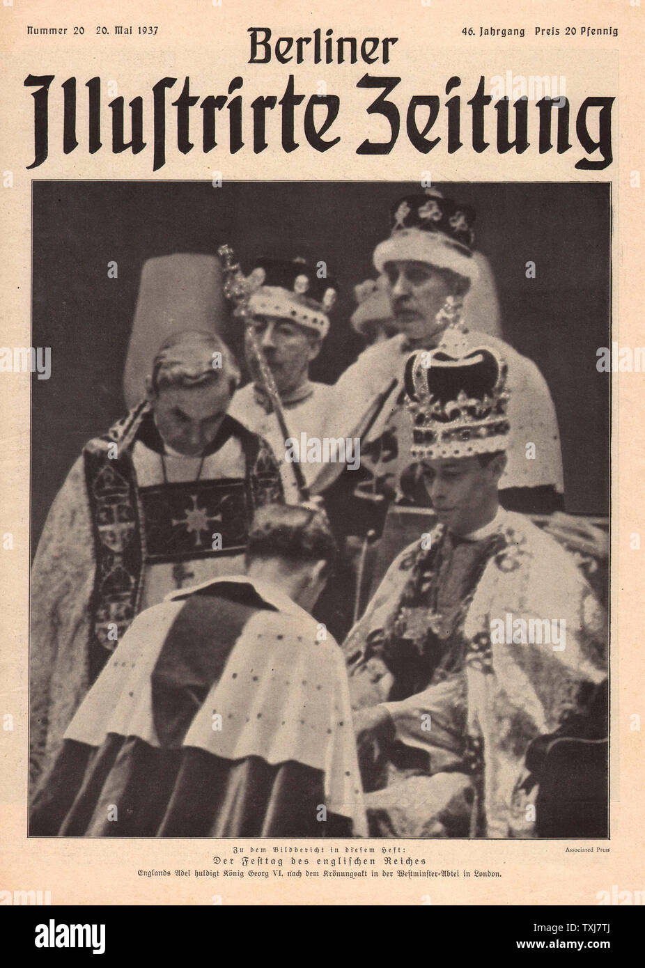 1937 coronation of king george vi hi-res stock photography and images ...