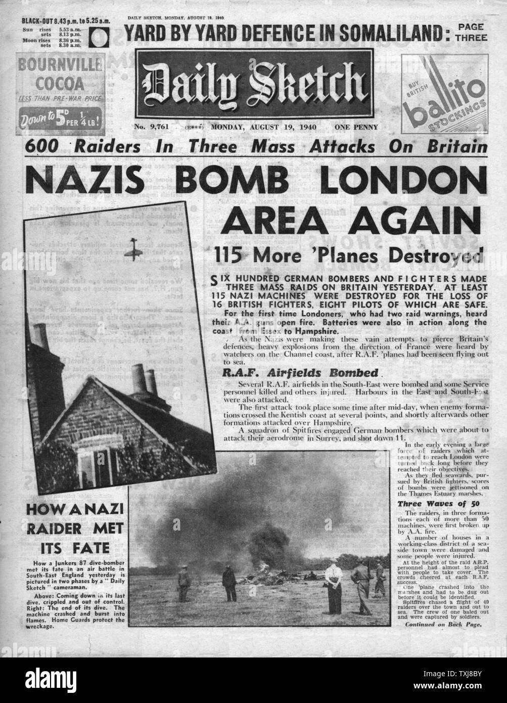 Battle of britain Black and White Stock Photos & Images - Alamy