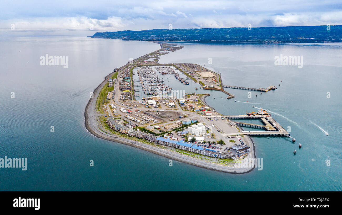 Homer Spit, Homer, Alaska, USA Stock Photo