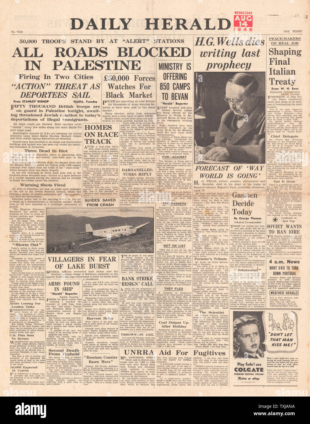 Daily herald 1946 hires stock photography and images Alamy