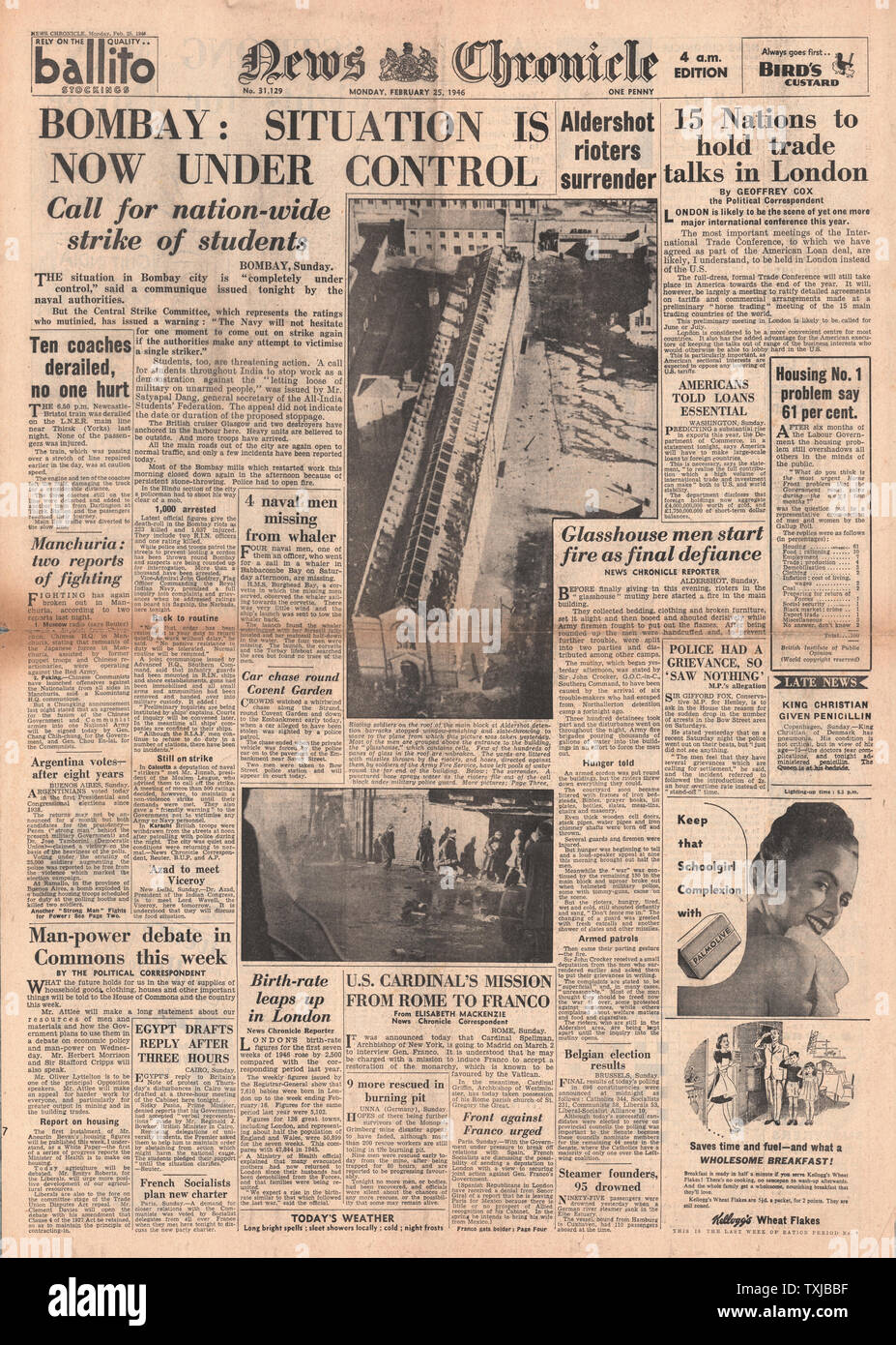 Bombay chronicle newspaper hires stock photography and images Alamy