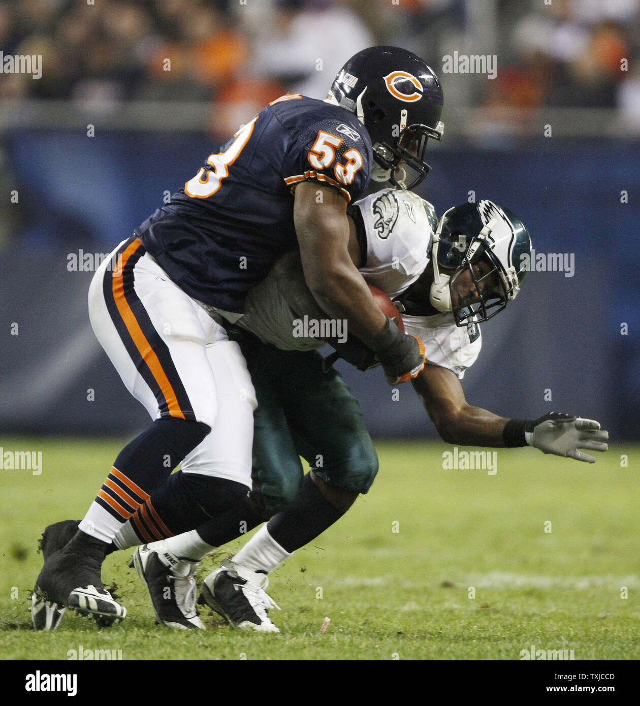 Chicago bears linebacker nick roach hi-res stock photography and images -  Alamy