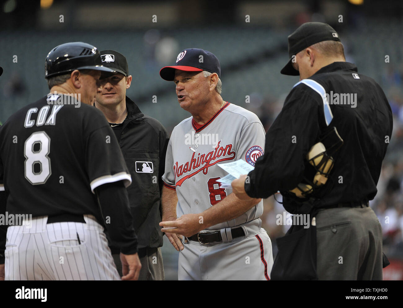 Washington Nationals Interim Manager John Mclaren C Goes Over