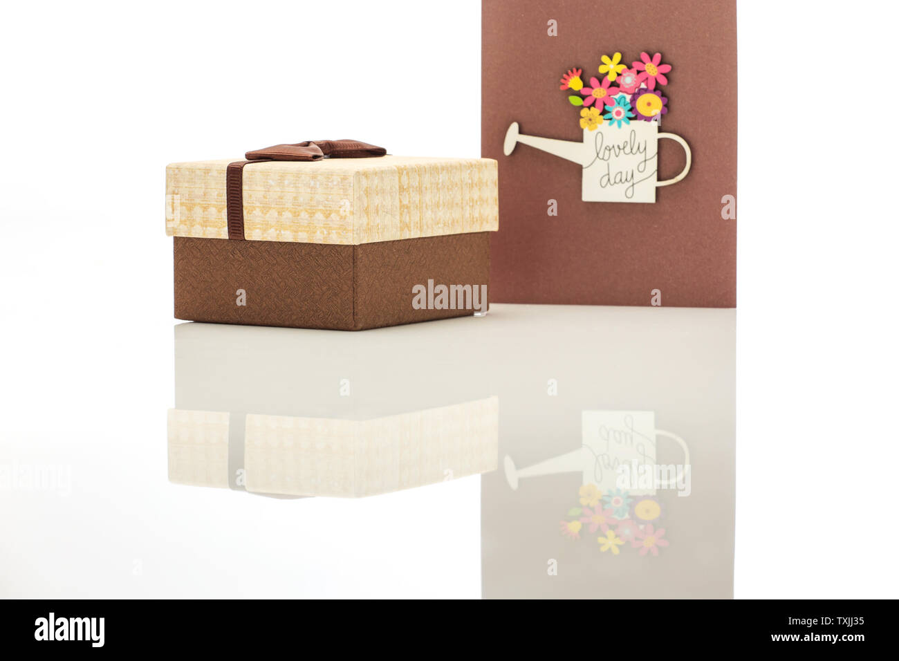 Exquisite gift box. Stock Photo