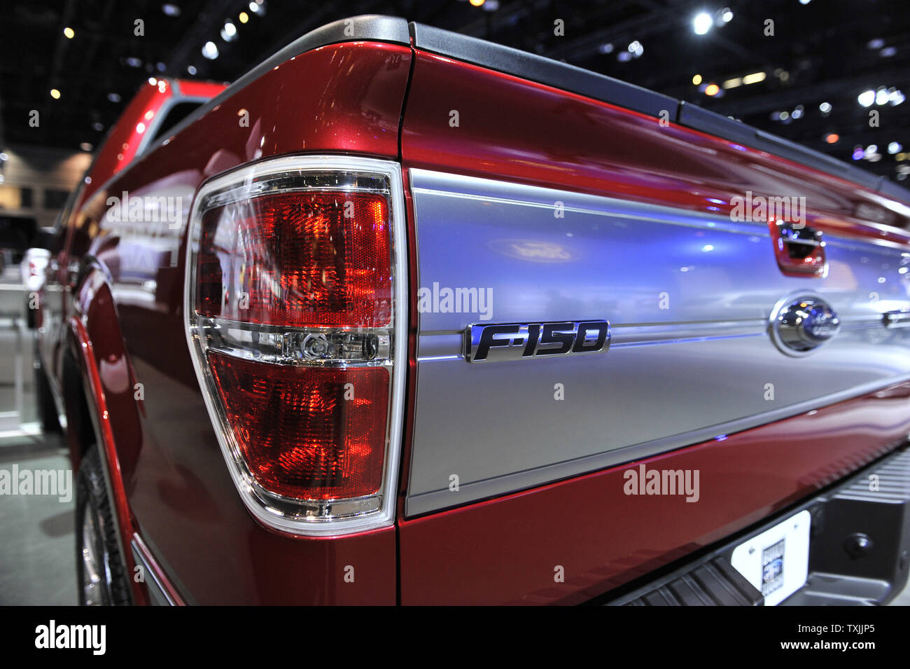 The Ford F-150 Platinum is shown during the Chicago Auto Show at McCormick Place on February 9, 2012 in Chicago.      UPI/Brian Kersey Stock Photo